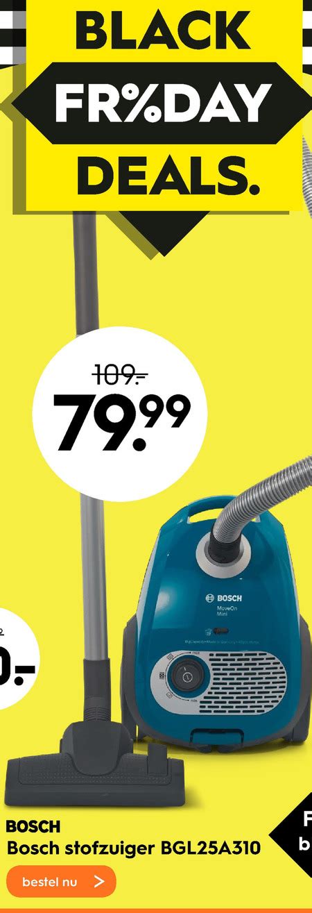 Bosch Stofzuiger Folder Aanbieding Bij Blokker Details