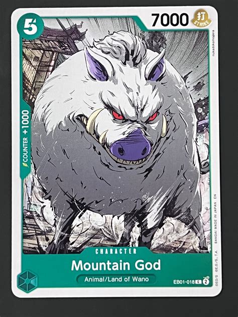 EB01-018 Mountain God - One Piece The Best Vol. 2 Common – Jarvvos