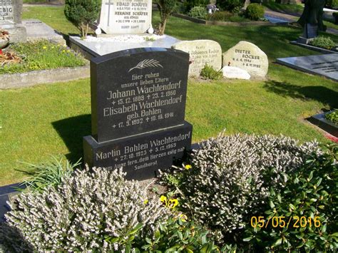 Grab Von Martin Bohlen Wachtendorf 27 10 1925 05 12 1969 Friedhof