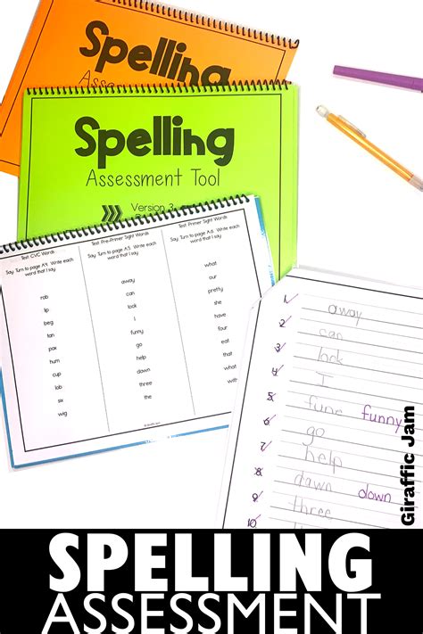 Spelling Assessment Special Ed Assessment Spelling Baseline