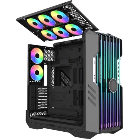 COOLER MASTER HAF 700 EVO ARGB Titanium Grey Full Tower Tempered