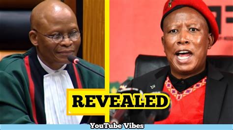 REVEALED A Debate SPARKS As Mogoeng Mogoeng Praised The EFF Party Of