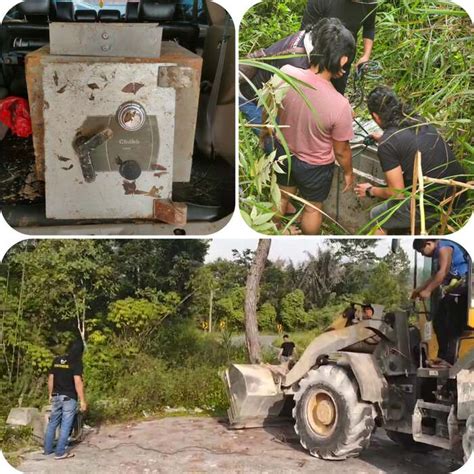 Usai Bobol Kantor PA Balige Lima Pencuri Angkut Brankas Uang Dari