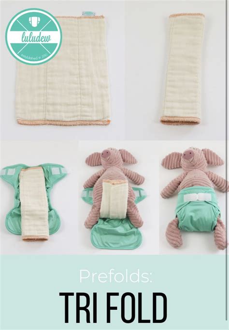 The 4 Most Effective Ways To Fold A Prefold Diaper Luludew Prefold