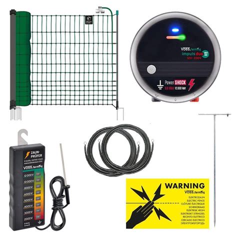 Kit Starter 25m Recinto Per Pollame VOSS Farming 12V