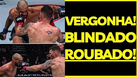 Revoltante Blindado Foi Roubado No Ufc Contra Weidman Luta Bruno