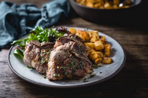 Lamb Chops With Mint Sauce and Roasted Rutabagas - Low Carb Maven