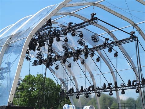 Structures Of Stage Illumination Lights Equipment And Projectors