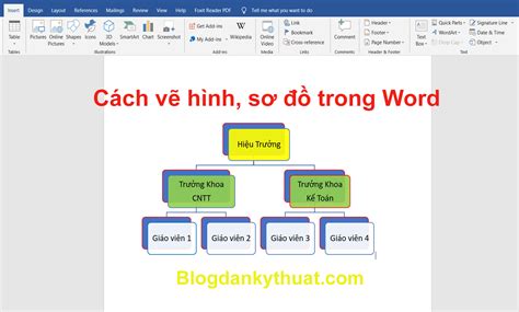 Hướng Dẫn Cách Vẽ Sơ đồ Bộ Máy Trong Word Dễ Hiểu Và Chi Tiết