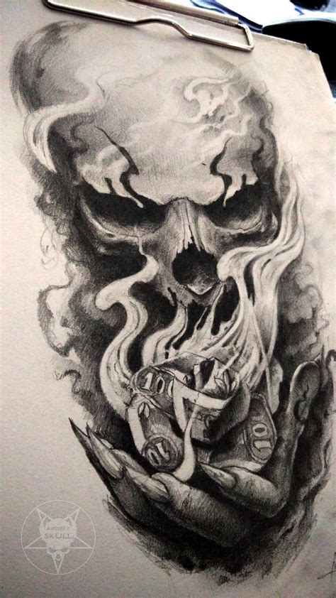 Evil Skulls Drawing at GetDrawings | Free download