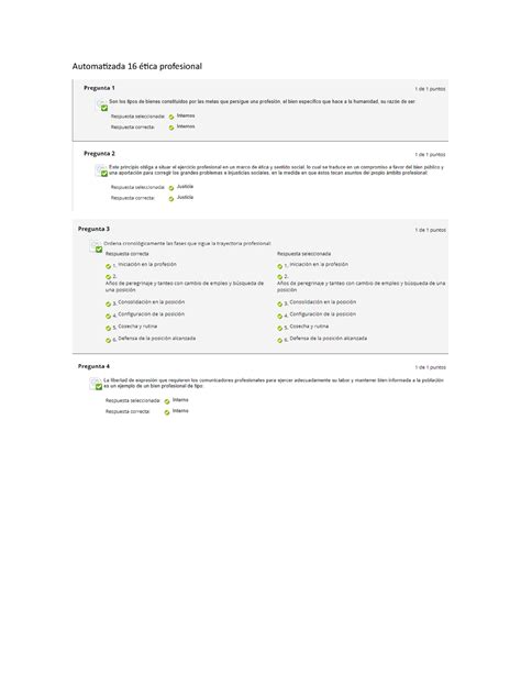 A12 Automatizada 3 Ética Profesional Automatizada 16 ética