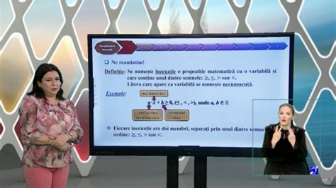 Tele Coala Matematic A Viii A Inecua Ii De Gradul I Video Tvr Ro