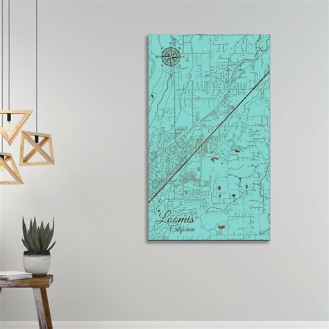 loomis california street map