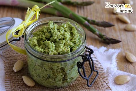 Pesto Di Asparagi Ricetta Semplice Zenzero E Limone