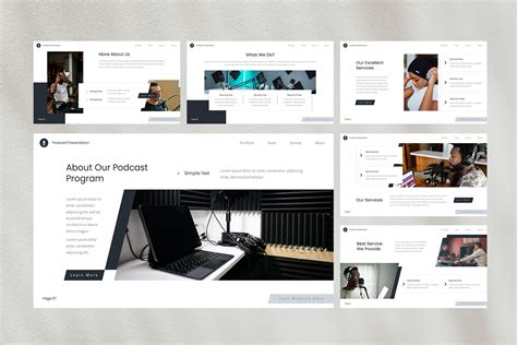 Podcastry Podcast Powerpoint Template For 11