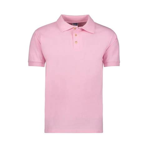 Playera Tipo Polo Piqué 100 Algodón Manga Corta Color Rosa Talla Mediana Nao Playera Tipo Polo