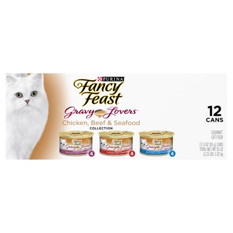 Buy Fancy Feast Gravy Lovers Chicken Beef And Seafood Collection Wet