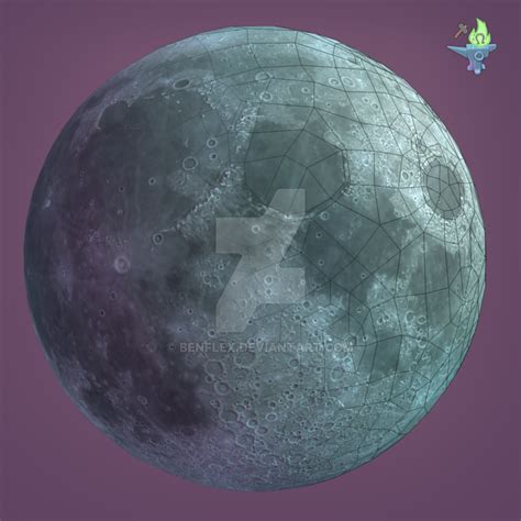 Low-poly Moon model - Finished Projects - Blender Artists Community