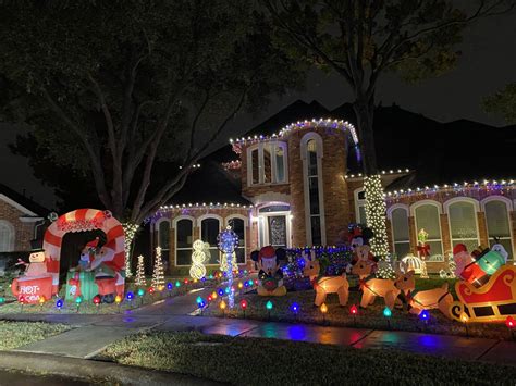 Deerfield Plano Christmas Lights Map | Shelly Lighting