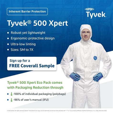 Dupont Personal Protection On Linkedin Tyvek® 500 Xpert