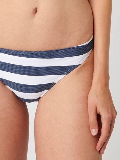 Esprit Bikini Slip Mit Streifenmuster Marineblau Online Kaufen