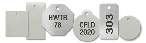 Stainless Steel Tags Engraved Or Blank Metal Tags