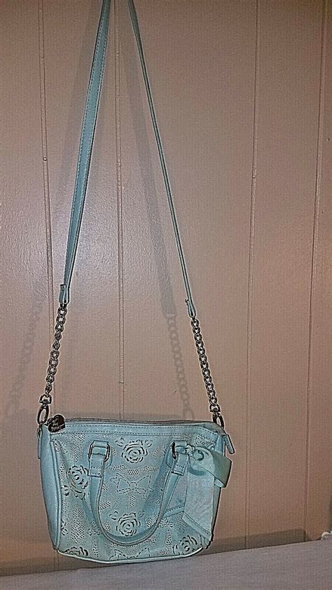 Betsy Johnson Leather Shoulder Bag With Crossbody Cha Gem