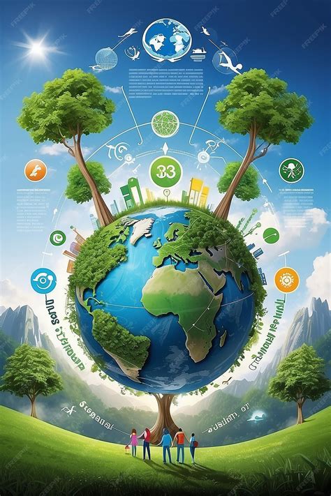 Tecnología Verde Concepto De Tecnología Ambiental Objetivos De Desarrollo Sostenible Ods Foto