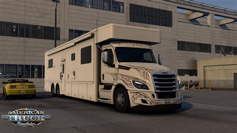 Ats Gameplay Freightliner Cascadia Nrc Rv Motorhome Youtube