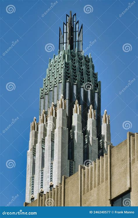 Details Of Tower At Tulsa`s Historic Boston Avenue United Methodist