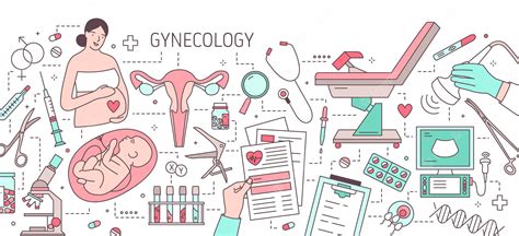 Premium Vector | Modern horizontal banner with pregnant woman, fetus in ...