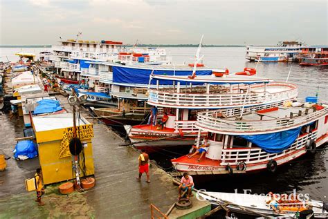 Harbour of Manaus, on the Amazon River, Brazil, South America - Grand ...