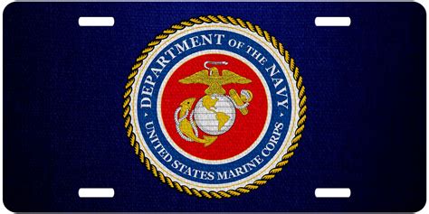 License Plate - U.S. Marine Corps (USMC) - Multiple Options