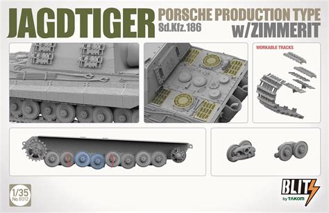 Sd Kfz Jagdtiger Porsche Type W Zimmerit Hlj