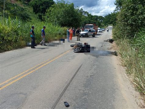 Motos Batem De Frente E Duas Pessoas Morrem Na Lmg 758 Em Belo Oriente