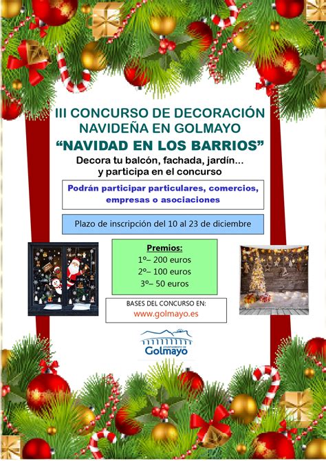 Iii Concurso De Decoraci N Navide A Ayuntamiento De Golmayo