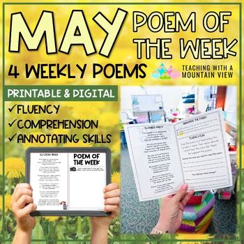 May Poem of the Week | Fluency and Comprehension | TPT