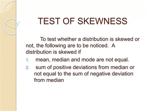 Measure of skewness | PPTX