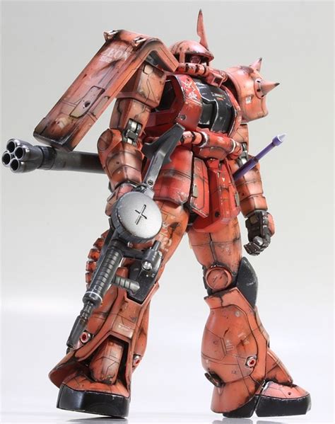 Custom Build: MG 1/100 Zaku II "One Year After" | Gundam model, Custom ...