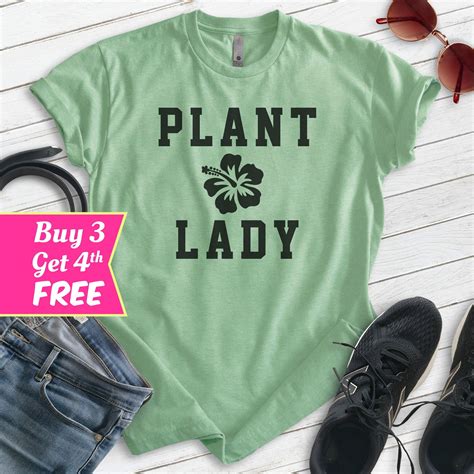 Plant Lady Shirt Unisex T Shirt Cute Plant T Shirt Plant Etsy