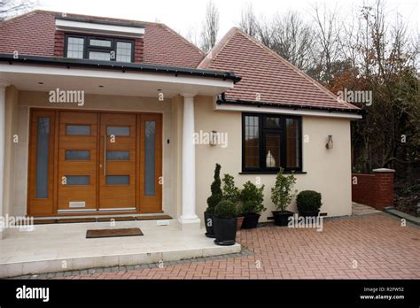 A modern house architecture in Europe Stock Photo - Alamy