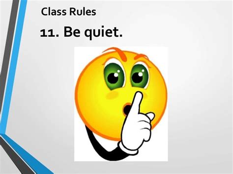 Classroom Rules