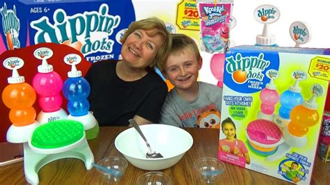 We Tried The Dippin Dots Frozen Dot Maker And It Was Great Youtube