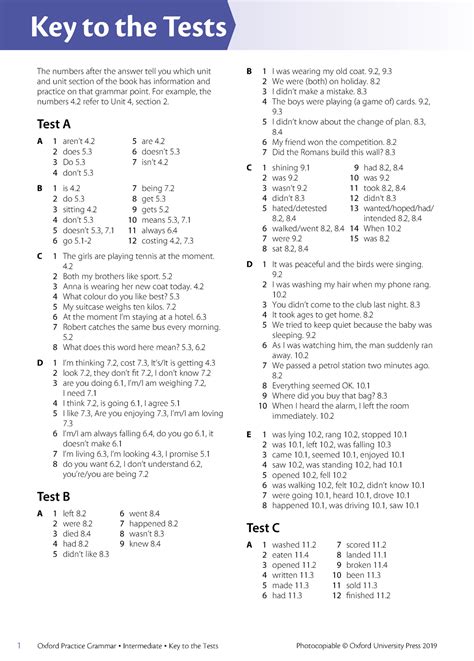 Ejercicios gramática resueltos exámenes Oxford Inglés UM Studocu