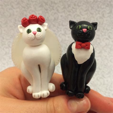 Cat Wedding Cake Toppers By Noellewis On Deviantart