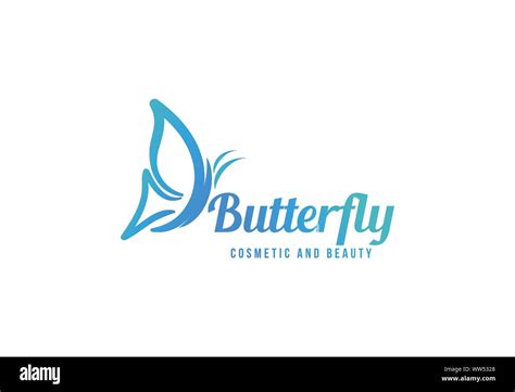 Abstract Butterfly Logo Template Simple Vector Logo Illustration Stock