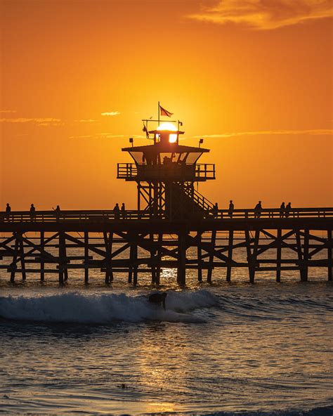 In Plain Sight: Sunset at San Clemente Pier - Orange Coast Mag