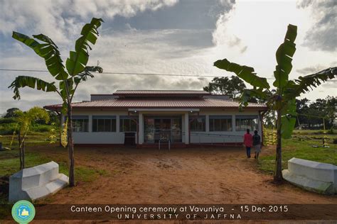 Canteen Opening Ceremony @ Vavuniya Campus - University of Jaffna