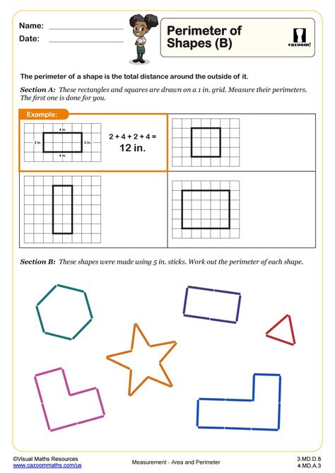 Free Printable Perimeter Worksheets 3rd Grade Free Printable Hub