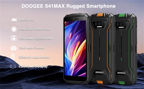 Doogee S Max Rugged Mobile Phones Gb Ram Gb Rom Mah